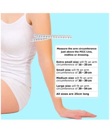 Soft Breathable Lycra LimbO PICC Line Sleeve - Cover PICC Line & Midline | Unisex S Burgundy - Buy Online on GoSupps.com