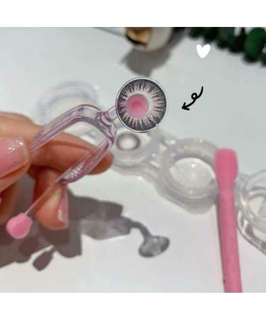 Beaching Contact Lenses | Silicone Soft Line Tweezers & Application Tools for Scleral Lenses & Prosthetic Eyes - International Shipping - Buy Online on GoSupps.com