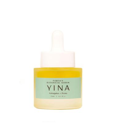 YINA - Fortify Botanical Serum With Astragalus + Peony | Sustainable Cruelty-Free Clean Skincare (0.5 fl oz | 15 ml)