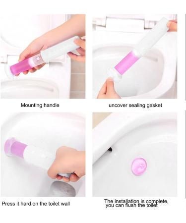 Hard Oil Cleaner Aromatherapy Gel - Aromatic Toilet Needle for Bathroom & Hair Rollers | Small Size - Random Color - Buy Online on GoSupps.com