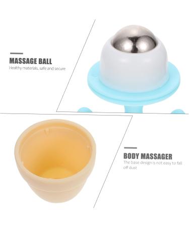 BCOATH Rollerball Massage Device - 2 Pack for Plantar Fasciitis & Hand Massage - Rustproof Steel Foot Roller & Akupressure Leg Massager - 6.5x5cm Blue - Buy Online on GoSupps.com