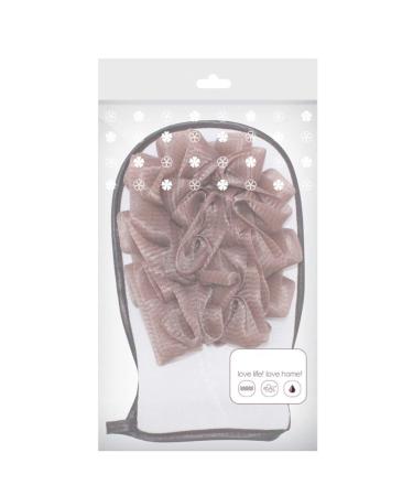 2 1 Double Sided Exfoliating Towel Spa Glove Body Scrub Glove Dead Skin Remover Exfoliator Mitt