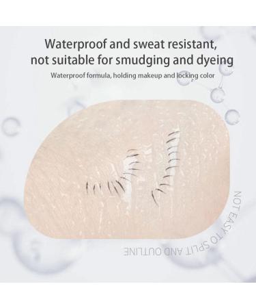 DHliIQQ Double Tip Lower Eyelash Pencil Double Tip Lower Eyeliner Pencil Waterproof Liquid Eyeliner Pencil Long Lasting Eyeliner Eye Makeup Tool for Women Ladies 101 # gray black - Buy Online on GoSupps.com