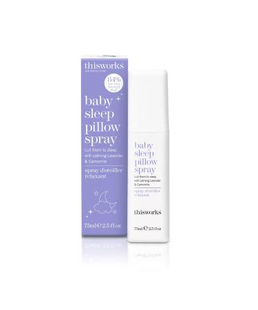 Thisworks Baby Sleep Pillow Spray: Ultra-Gentle to Lull Your Baby to Sleep, 75ml | 2.5 fl oz 6+ Months