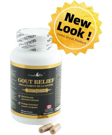 Canada Elk Gout Capsule Updated Package- Canada's #1 Uric Acid Cleanser Help the Pain and Inflammation 12 Natural Proven Ingredients 90 Veggie Capsules (2 Bottles) 180 count (Pack of 1) - Buy Online on GoSupps.com