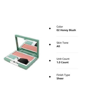 Clinique Soft Pressed Powder Blusher - #02 Honey Blush 7.6g/0.27oz - Buy Online on GoSupps.com