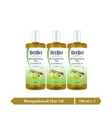 Buy Sri Sri Tattva Bhringamalakadi Taila 100ml (Pack of 3) - Natural Hair Care Oil for Healthy Hair | International Shipping Available - Buy Online on GoSupps.com