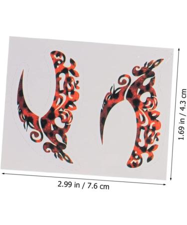  Didiseaon Didiseaon 10 Pairs of Metallic Eyeshadow Stickers for Children Decoration Eyeshadow Decal Eyeliner Festival Eye Liner Stickers Eyelash - Buy Online on GoSupps.com