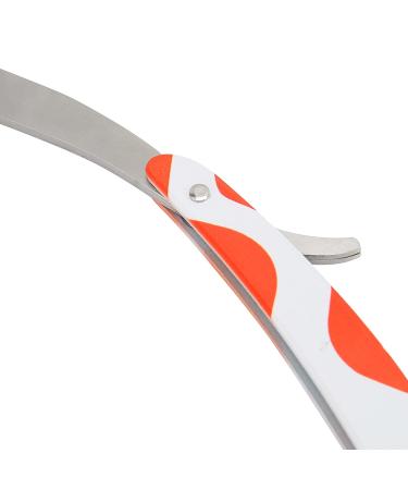 Manual Razor for Men - Lightweight Stainless Steel Straight Edge with Rust Protection for Eyebrows Beard & Salon Use - Buy Online on GoSupps.com