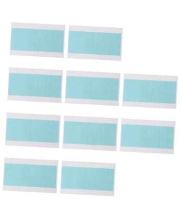 minkissy 10 Sheets Seamless Hair Extension Film Seamless Hair Extension Tape Double-sided Tape Replacement Tape for Hair Extensions Tape in Extension Replacement Tape Pu Extend Glue