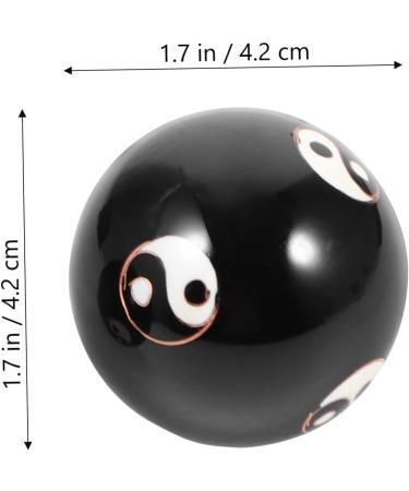 Beavorty 8 STK Metal Massage Balls | Hand Exercise Tool for Relaxation & Fitness | Magnetic Cloisonn Gymnastics Balls - Buy Online on GoSupps.com