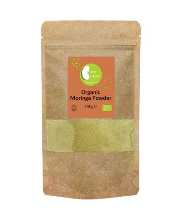 Organic Moringa Leaf Powder - Certified Organic - by Busy Beans Organic (250g)