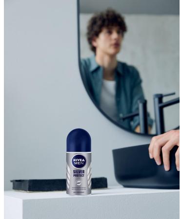  NIVEA NIVEA Silver Protect Roll-On Antiperspirant 50ml - Buy Online on GoSupps.com