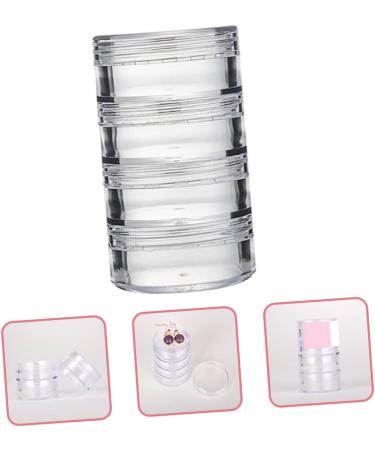 ABOOFAN 6 Sets Eye Cream Box Round Clear Jars with Lids Lotion Jars Stackable Round Jars Small Makeup Jars Containers with Lids Cosmetic Vial Eye Shadow Jar Portable Travel Powder Plastic - Buy Online on GoSupps.com