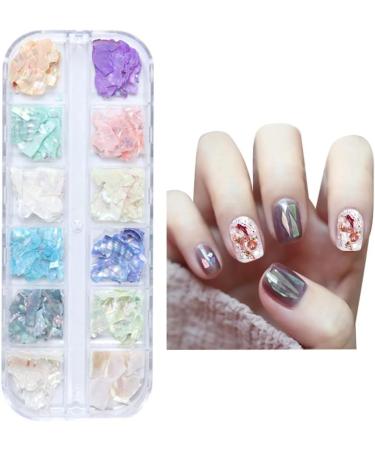 URFEDA Nail Sequins Colourful Flakes Irregular Nail Decoration 3D Glitter Sequins Nail Decals Art DIY Nail Art Decoration Sticker for Nails Nail Art Sequins Rhinestone Nail Art Manicure - Buy Online on GoSupps.com