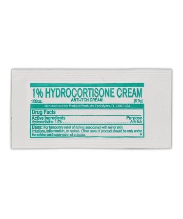 Buy Medique MP211-35 Medi-First 1% Hydrocortisone Cream 0.9g - Pack of 144 | Fast International Shipping - Buy Online on GoSupps.com
