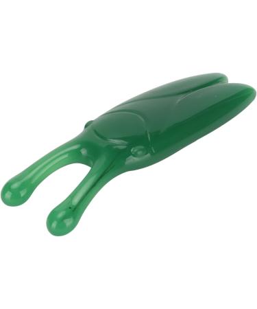 Verdant Touch Gua Sha Facial Tool - High Bridge Nose & Jaw Swelling Reduction - Green Gua Sha Massage Tool for Glowing Skin - Buy Online on GoSupps.com