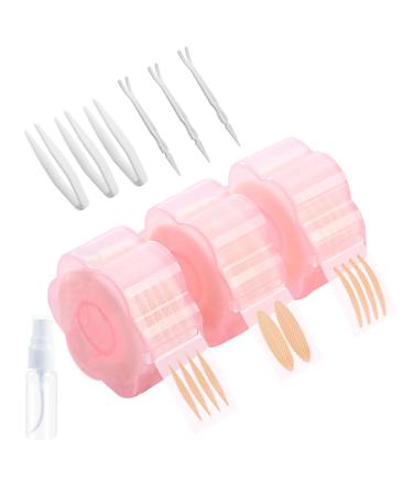 1800 pieces of slide tapes slide -tiled stripes invisible waterproof 24h hold eyelid lifting stripes waterproof eyelid adhesive tape eyelid sticker band with fork bar tweaks