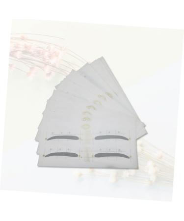 FOMIYES 12pcs 48 Adhesived Stencils Eyebrow Stencil Kit Eyebrow Styling Tool Eyebrow Template Eyebrow Card - Buy Online on GoSupps.com