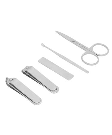 Fyearfly Nail Clipper Set Stainless Steel Nail Clipper Set 5-Piece Manicure Kit for Finger and Toenail Care High ness Wide Application - Buy Online on GoSupps.com