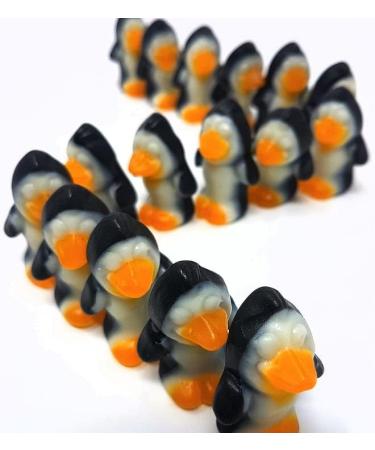 Penguin Shaped Sweets - 1kg Bag - Jelly Penguins Fruity Foam Gummy Novelty Sweets - Gluten Free - Halal (Beef Gelatine)Dairy Free - Buy Online on GoSupps.com