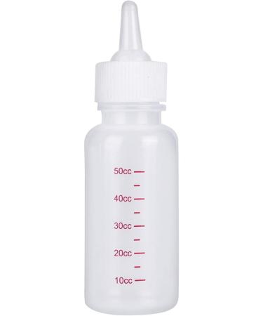 EVTSCAN Pet Feeding Bottle 50ml Newborn Pet Small Dog Puppy Cat Kitten Milk Feeding Bottle Milk Feeder With Brush - Buy Online on GoSupps.com