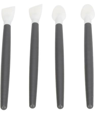 Reusable Swabs Durable Flexible 4 Pieces Silicone Makeup Brush Multipurpose Waterproof Compact for Lip Makeup - Buy Online on GoSupps.com