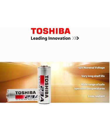 Buy TOSHIBA Alkaline 23A GP23AE MN21 23GA 12 Volt Battery - 15 Pack | Best International Shipping - Buy Online on GoSupps.com