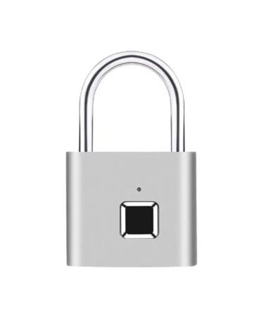 Fingerprint Padlock Porta Fingerprint Lock for House Door Suitcase Backpack Gym Bike Office IP66 Waterproof Outdoor Locker USB Charging
