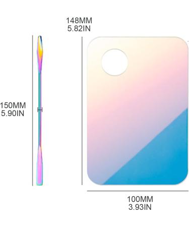 2 in 1 Makeup Set with Eyelash and Nail Art Blending Spatula - Buy Online on GoSupps.com