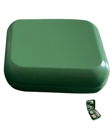 PartyKindom 1 Set Contact Lens Case Mirror Foil Miss Plastic Korean Makeup Mirror