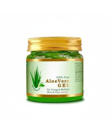 Pure Multipurpose Aloe Vera Gel For Face Body & Hair Non-Sticky Transparent Aloevera Gel For Glowing & Soothing Skin Anti-Ageing & Acne Suitable to All Skin Type - 175ml - Buy Online on GoSupps.com