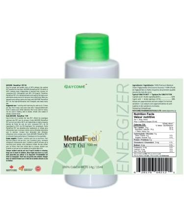 MentalFuel MCT oil - 800 ml Pure MCT Oil C8 C10 Derived from Coconut Oil Excellent in Keto Coffee Non-GMO NO-BPA 100 ml/count * 8counts Keto MCT oil' MentalFuel MCT Oil (Flavourless 800 ml) Flavourless 800 ml (Pack of 1) - Buy Online on GoSupps.com
