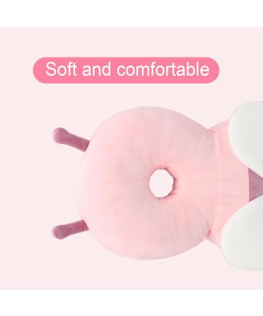 VBNZBK Baby Head Protection Cushion - Breathable & Adjustable Safety Gear for Crawlers 4-24 Months - Bee & Pink Design - Buy Online on GoSupps.com