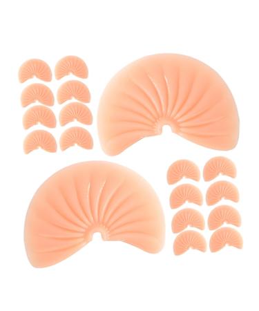 Toyvian 24pcs Imitation Chocolate Chips Multi-function Interesting Chocolate Decor Small Fake Chocolate Decorative Fake Chocolate Shop Display Prop Pink Pvc Food Fake Cake 3.50X2.50X0.20CM 1