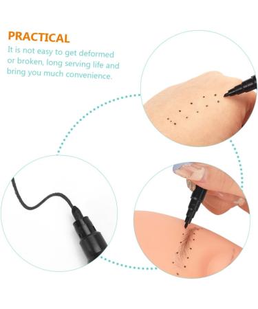 NOLITOY Cosmetic Liner 50 pcs Fine Markers Embroidered Waterproof Brow Mark Water-resistant Tattoos Beauty Marker - Buy Online on GoSupps.com