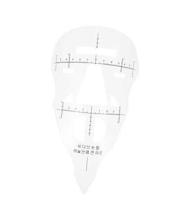 FOMIYES 3 Pcs Threading Tool Eyebrow Stencil Positioning Makeup Ruler Lip Ruler Make up Eyebrow Pencil