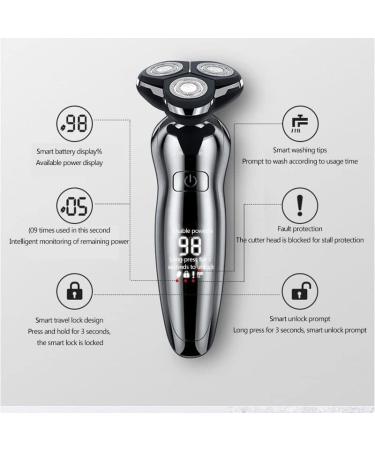 Buy Waterproof Electric Razor for Men - Rechargeable Shaver & Hair Clipper 8508-f | Professional Quality for Perfect Grooming - Buy Online on GoSupps.com