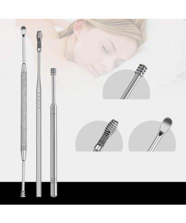 Stainless Steel Ear Cleaner Set - 8pcs for Earwax Removal and Individual Health Care - Buy Online on GoSupps.com
