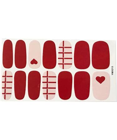dijiusidy Nail Art Stickers Self-Adhesive Fingernail Decal with Strap Glue DIY Art Decor Full Cover Manicure Kits for Women Girls YMX213 - Buy Online on GoSupps.com