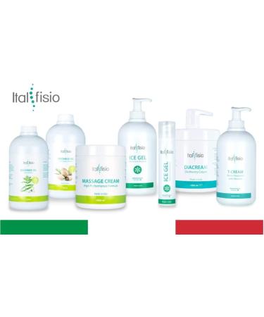 Italfisio Professional Massage Oil - 100% Sweet Almond Oil 500ml | Face & Body Aromatherapy for Optimal Relaxation - Buy Online on GoSupps.com