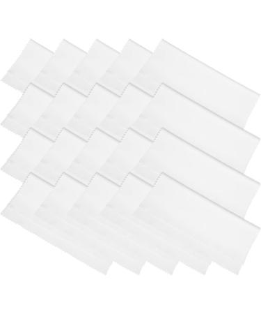 PATIKIL 20 Pack Eyeglass Microfiber Cleaning Cloths | 6"x6" Soft Wipes for Glasses Camera Lenses & Screens | Individually Pouched White - Buy Online on GoSupps.com