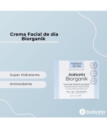 BABARIA Facial moisturizing cream Dia Bio 50 ml - Buy Online on GoSupps.com