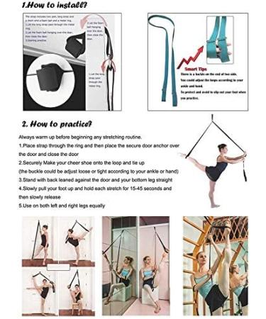 Dancer Stretch Band Door Flexibility & Stretching Leg Strap Stretch Band for Yoga Ballet Dance and Gymnastic Exercise Excellent Gift for Your Friends and Loved Ones Light Blue - Buy Online on GoSupps.com