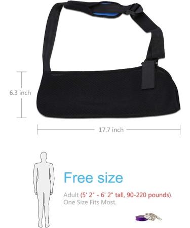 Shoulder Sling Wrist Strap Arm Support for Athletes | Rehab & Recovery Aid - Shop Internationally - Buy Online on GoSupps.com