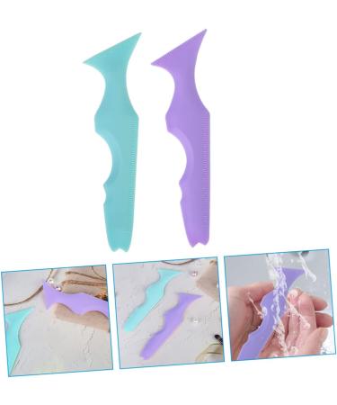 FOMIYES 4 Pcs Silicone Beauty Ruler Eyeliner Pencil Eyeliner Guard Shield Eyeliner Template Blindfold Bevel - Buy Online on GoSupps.com