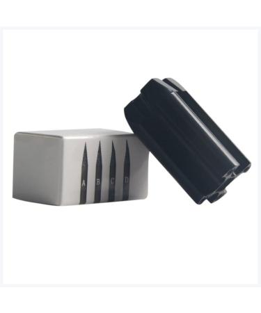 KAYLRE Eyeliner and eyebrow pencil sharpener set 4-in-1 eye makeup sharpener with blade for waterproof eyebrow pencils black eyeliner