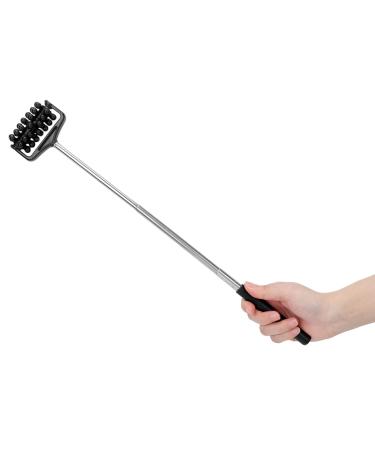 Back massage TeleskoProll Massage device Back roll Massage stick body scratches comfortably portable back scratches for men women back arms head care (black)