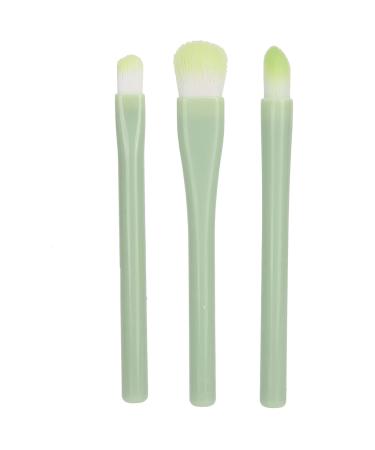 Travel Makeup Brush Set - 4 in 1 Portable Retractable Brushes for Foundation & Nail Art - Green - Buy Online on GoSupps.com