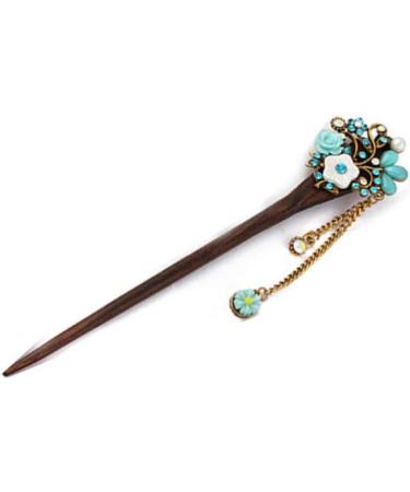 minkissy Vintage Hair Stick Vintage Hair Clips Wedding Hair Accessories Blue Hair Clip Prom Hair Pieces Hair Bun Stick Picks Hair Chopsticks Traditional Hair Stick Retro Hair Stick - Buy Online on GoSupps.com